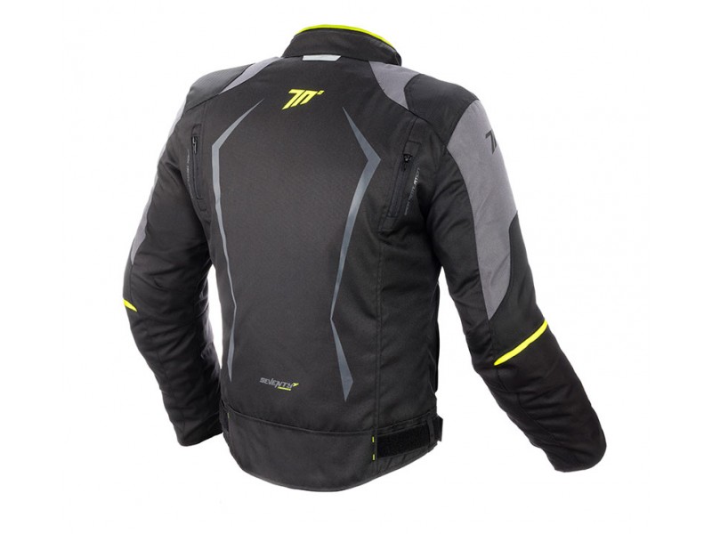Geaca (jacheta) motociclete barbati Racing Seventy vara/iarna model SD-JR47 culoare: negru/galben fluor Geaca (jacheta) motociclete barbati Racing Seventy vara/iarna model SD-JR47 culoare: negru/galben fluor