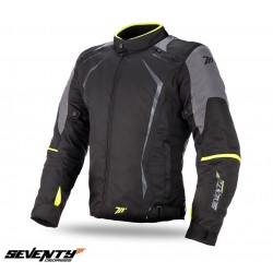 Geaca (jacheta) motociclete barbati Racing Seventy vara/iarna model SD-JR47 culoare: negru/galben fluor Geaca (jacheta) motociclete barbati Racing Seventy vara/iarna model SD-JR47 culoare: negru/galben fluor