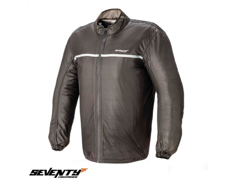 Geaca (jacheta) motociclete ploaie barbati impermeabila Seventy model SD-A3 culoare: negru