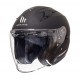 Casca open face motociclete MT Avenue SV negru mat (ochelari soare integrati)