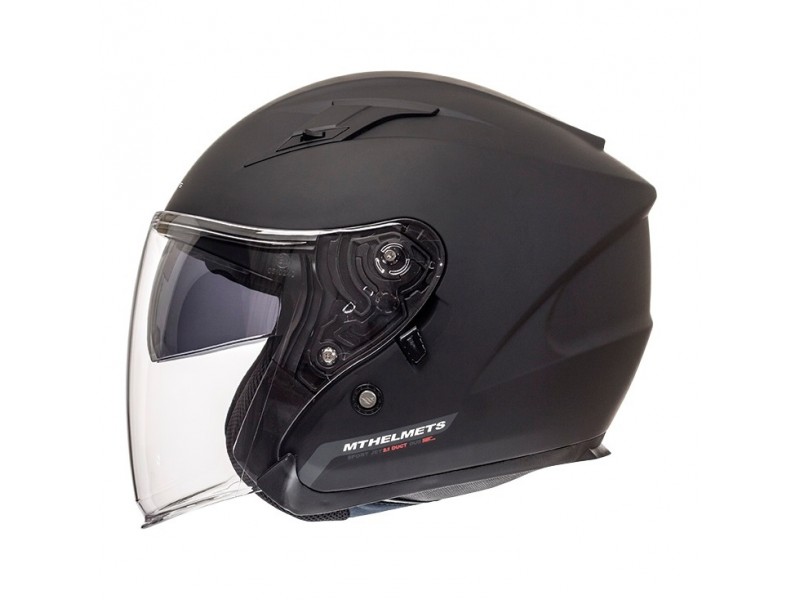 Casca open face motociclete MT Avenue SV negru mat (ochelari soare integrati)