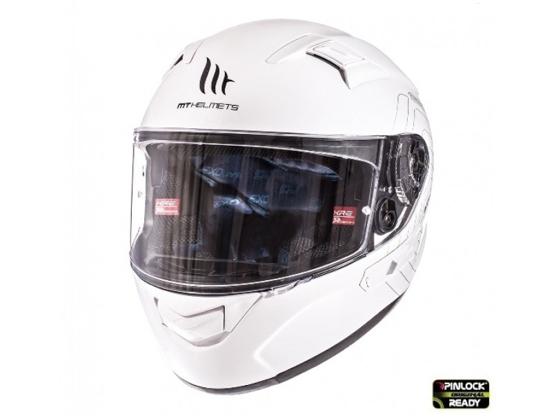 Casca integrala motociclete MT KRE SV alb lucios (fibra sticla) - cu ochelari soare integrati Casca integrala motociclete MT KRE SV alb lucios (fibra sticla) - cu ochelari soare integrati