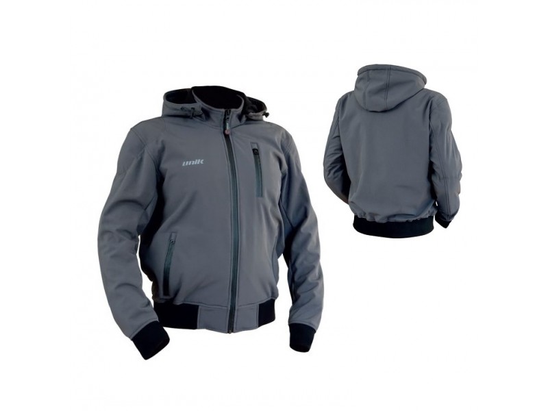 Geaca (jacheta) motociclete barbati Unik Racing model Softshell SF-01 culoare: gri