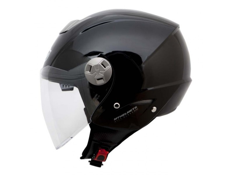 Casca open face motociclete MT City Eleven SV negru lucios (ochelari soare integrati) Casca open face motociclete MT City Eleven SV negru lucios (ochelari soare integrati)