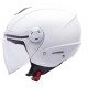 Casca open face motociclete MT City Eleven SV alb lucios (ochelari soare integrati)