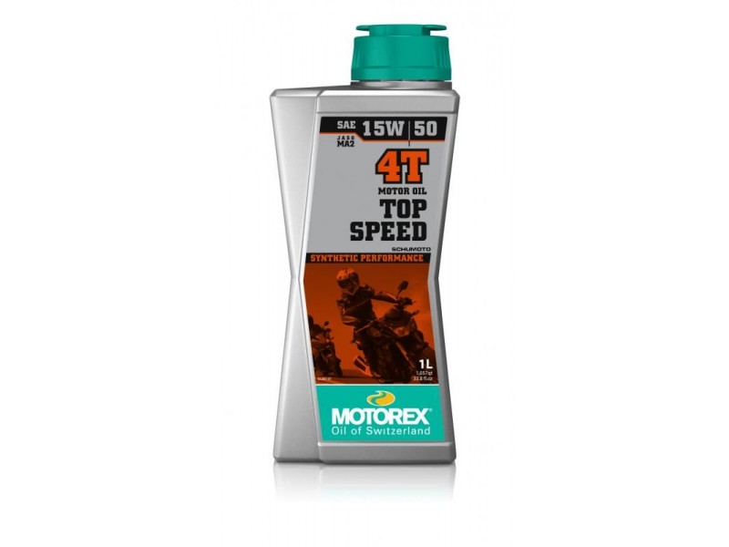 ULEI MOTOR MOTOREX TOP SPEED 4T 15W50 - 1L ULEI MOTOR MOTOREX TOP SPEED 4T 15W50 - 1L
