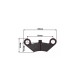 Set placute frana fata CF Moto CForce 400/450/500/520/550/625/800 9010-080810 organice (aftermarket) 