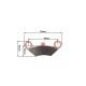 Set placute frana fata CF Moto CForce 400/450/500/520/550/625/800 9010-080810 sinterizate (aftermarket) 