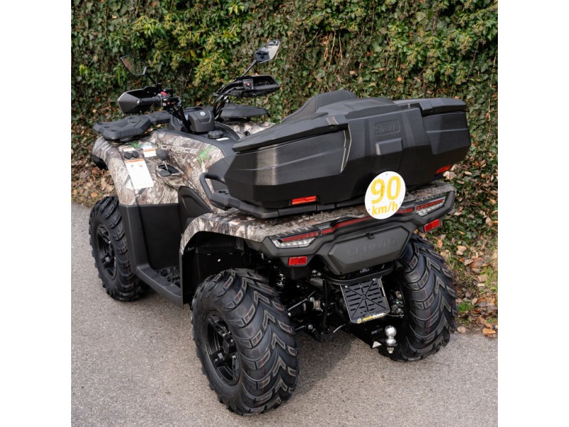 Cutie ATV spate Shark AX92 pt. CF Moto X450/X520, Segway 92 litri 109x48x36 cm