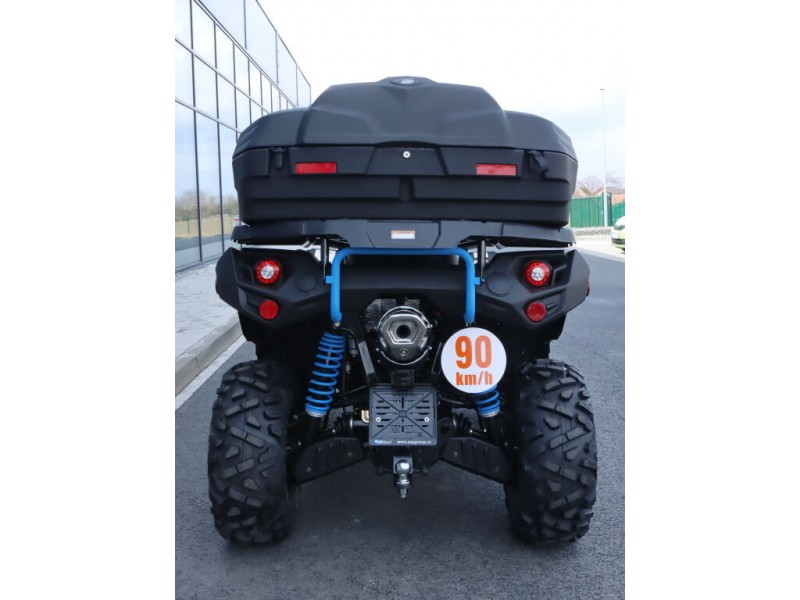 Cutie ATV spate, cu spatar si manere pasager, Shark L7500 75 litri 106x61x43 cm Cutie ATV spate, cu spatar si manere pasager, Shark L7500 75 litri 106x61x43 cm