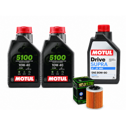 Pachet revizie ATV Aodes 650/850/1000 (ulei Motul 5100 motor + grupuri)