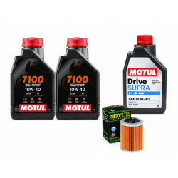 Pachet revizie ATV Aodes 650/850/1000 (ulei Motul 7100 motor + grupuri)