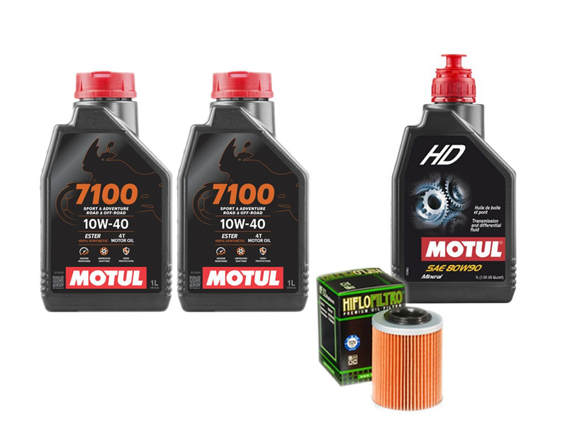 Pachet revizie ATV Aodes 650/850/1000 (ulei Motul 7100 motor + grupuri) Pachet revizie ATV Aodes 650/850/1000 (ulei Motul 7100 motor + grupuri)