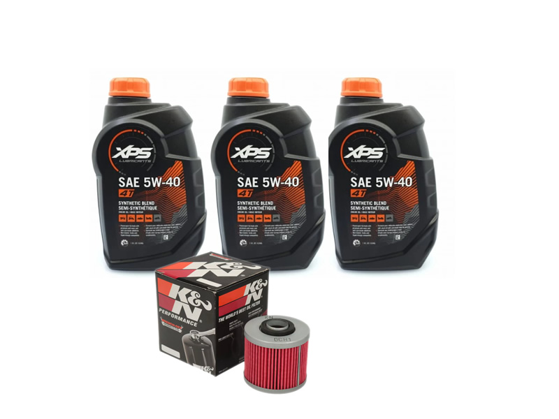 Pachet revizie ATV Can-Am Outlander/Renegade 570/650/850/1000 (ulei motor XPS + filtru)