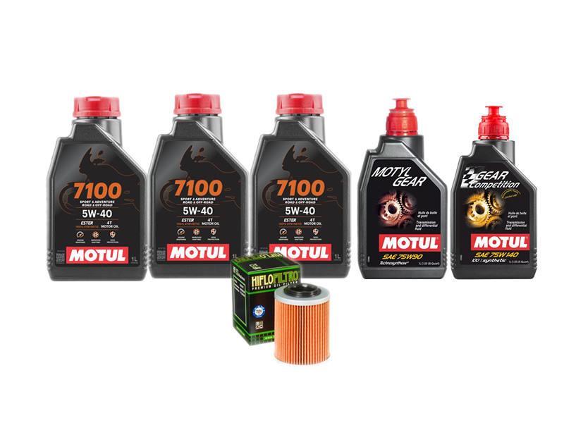 Pachet complet revizie ATV Can-Am Outlander/Renegade 570/650/850/1000 (ulei motor + grupuri - Motul)