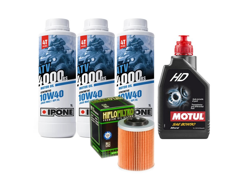 Pachet revizie ATV CFMOTO 450/520/550/600/800 (ulei motor + grupuri)