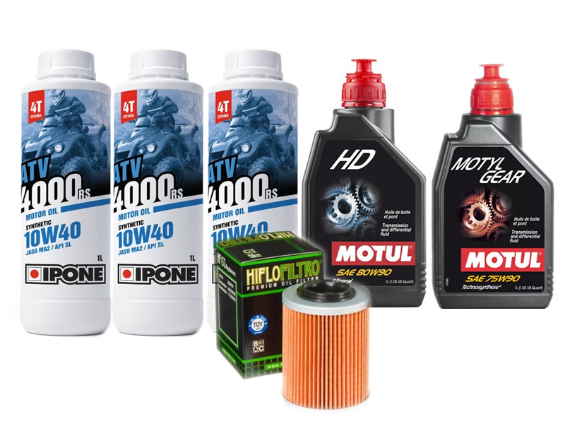Pachet revizie ATV CFMOTO 850/1000 (ulei motor + grupuri) Pachet revizie ATV CFMOTO 850/1000 (ulei motor + grupuri)