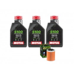 Pachet revizie ATV CFMOTO 450/520/550/600/800 (ulei Motul 5100 motor + filtru ulei) Pachet revizie ATV CFMOTO 450/520/550/600/800 (ulei Motul 5100 motor + filtru ulei)
