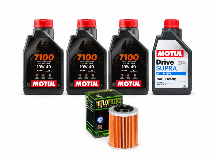 Pachet revizie ATV Goes 400/500 (ulei motor Motul 7100 + grupuri)