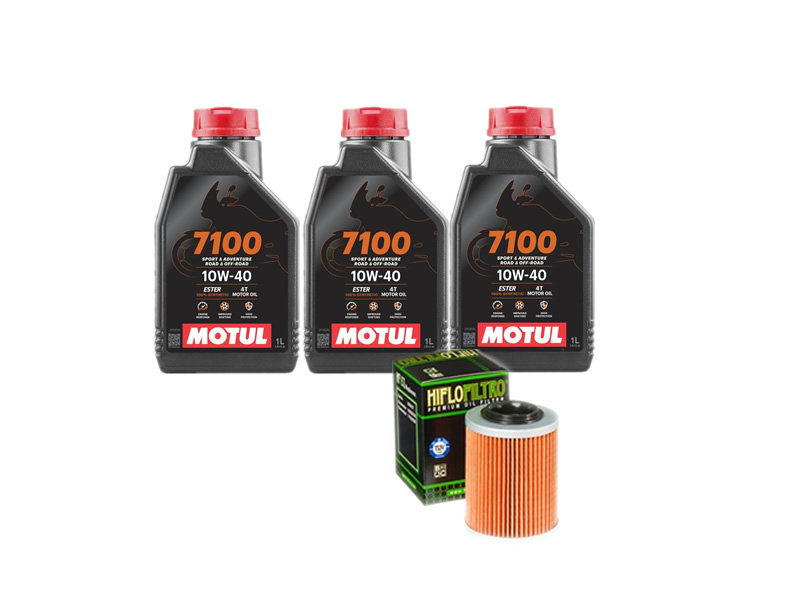 Pachet revizie ATV Goes 400/500 (ulei motor Motul 7100 + filtru ulei)