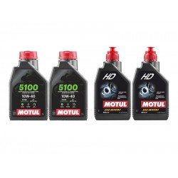 Pachet revizie ATV Linhai 260/300/370/400/420 (ulei motor Motul + grupuri)