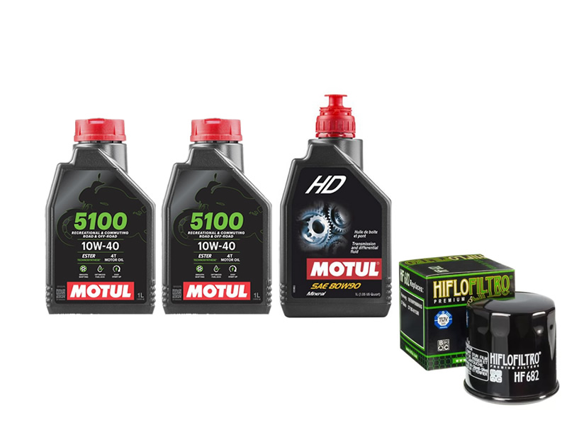 Pachet revizie ATV Linhai 500/550, T-Boss 520/550 (ulei motor Motul + grupuri)