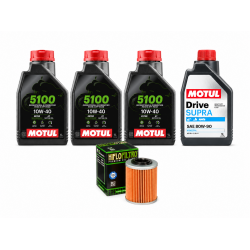Pachet revizie ATV Linhai M565L, M570L, PROMAX 570/650, T-Boss 570, Landforce 650/1000 (ulei motor Motul + grupuri)