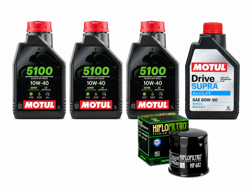 Pachet revizie ATV Loncin XWolf 550/700 (ulei Motul 5100 motor + grupuri)