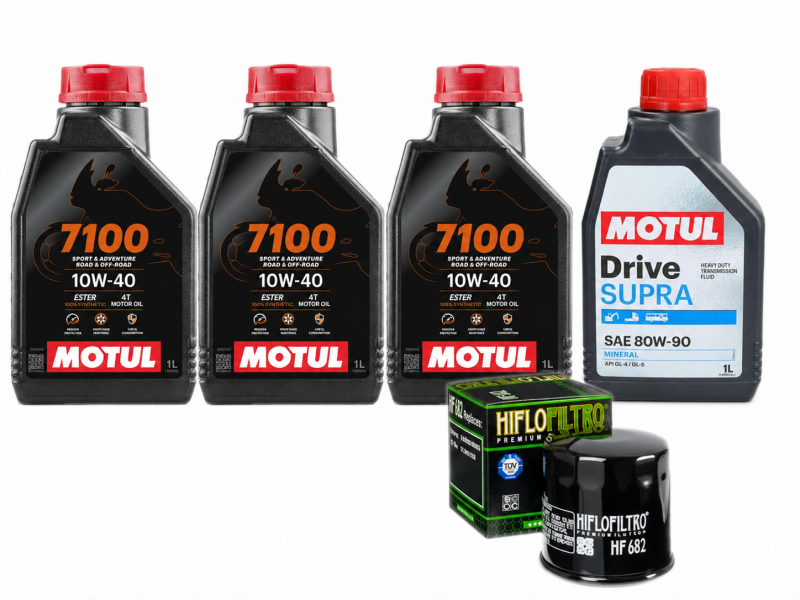 Pachet revizie ATV Loncin XWolf 550/700 (ulei Motul 7100 motor + grupuri)