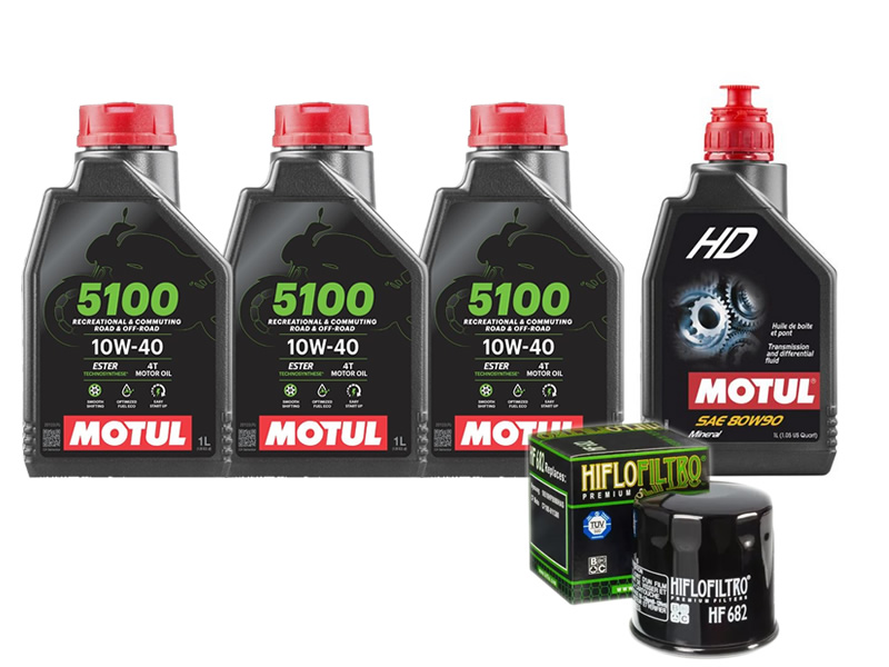 Pachet revizie ATV Loncin XWolf 550/700 (ulei Motul 5100 motor + grupuri) Pachet revizie ATV Loncin XWolf 550/700 (ulei Motul 5100 motor + grupuri)