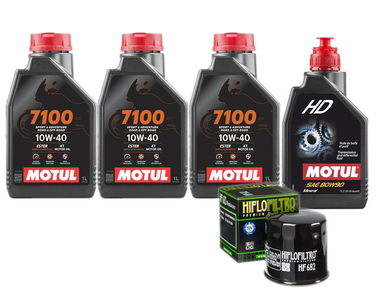 Pachet revizie ATV Loncin XWolf 550/700 (ulei Motul 7100 motor + grupuri)