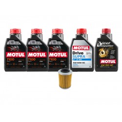 Pachet complet revizie ATV QJMotor SFA600/1000 (ulei motor + grupuri - Motul)
