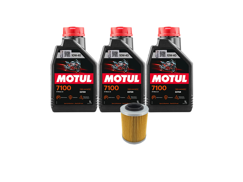 Pachet revizie ATV QJMotor SFA600/1000 cu ulei Motul 7100 și filtru QJMotor Pachet revizie ATV QJMotor SFA600/1000 cu ulei Motul 7100 și filtru QJMotor