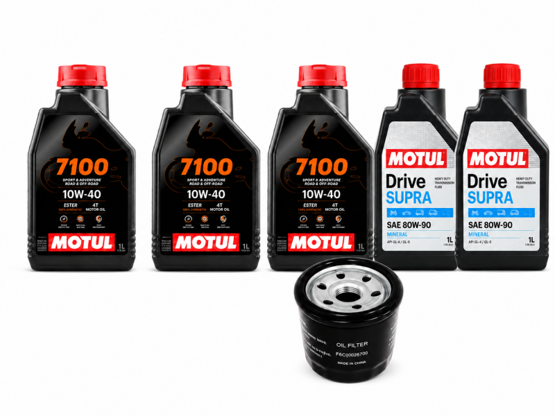 Pachet revizie ATV Segway AT10, Fugleman UT6 (ulei motor Motul 7100 + grupuri)