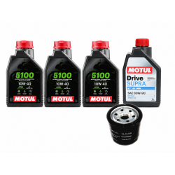 Pachet revizie ATV Segway AT5 (ulei Motul 5100 motor + grupuri)