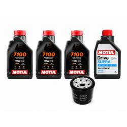 Pachet revizie ATV Segway AT5 (ulei Motul 7100 motor + grupuri)