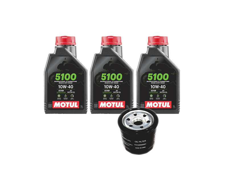 Pachet revizie ATV Segway Snarler AT5, AT6, AT10, UT6 (ulei motor Motul 5100)