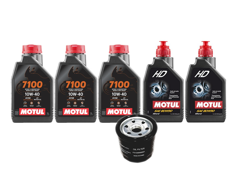 Pachet revizie ATV Segway AT10, Fugleman UT6 (ulei motor Motul 7100 + grupuri)