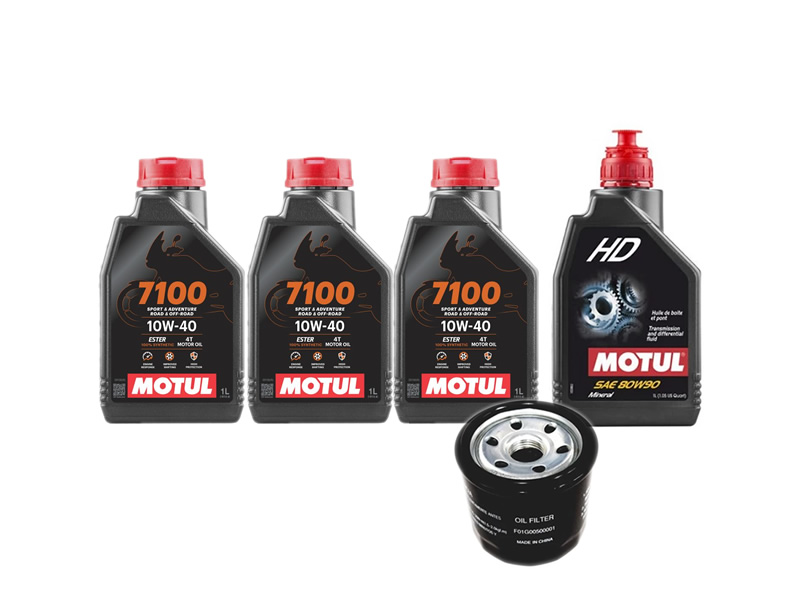 Pachet revizie ATV Segway AT5 (ulei Motul 7100 motor + grupuri) Pachet revizie ATV Segway AT5 (ulei Motul 7100 motor + grupuri)