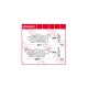 Set placute frana stanga fata ATV Can Am sinterizate (aftermarket) Set placute frana stanga fata ATV Can Am sinterizate (aftermarket)