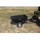Remorca ATV Shark Garden 150 kg 157 x 93 x 72 cm (neagra, cu carlig de remorcare)