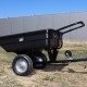 Remorca ATV Shark Garden 150 kg 157 x 93 x 72 cm (neagra, cu carlig de remorcare)