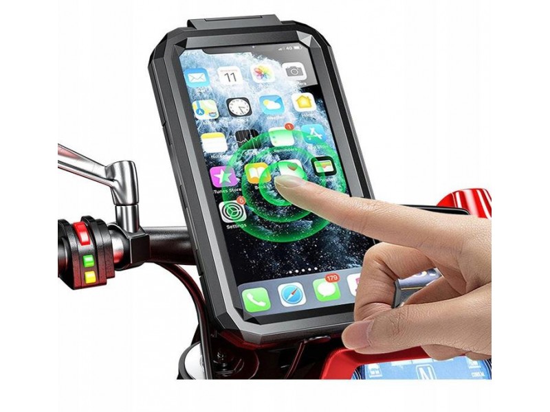 Suport telefon cu husa eXtremestyle model 167-Hard - montaj pe ghidon - 167x81x10 mm Suport telefon cu husa eXtremestyle model 167-Hard - montaj pe ghidon - 167x81x10 mm