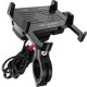 Suport telefon eXtremestyle model R10 cu port USB incarcare - montaj pe ghidon - latime reglabila 60-100 mm Suport telefon eXtremestyle model R10 cu port USB incarcare - montaj pe ghidon - latime reglabila 60-100 mm