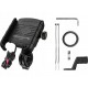 Suport telefon eXtremestyle model R9 cu port USB incarcare - montaj pe ghidon - latime reglabila 62-90 mm Suport telefon eXtremestyle model R9 cu port USB incarcare - montaj pe ghidon - latime reglabila 62-90 mm