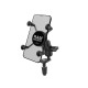 Suport telefon mobil (Iphone Max, Samsung Galaxy + / Note etc) cu montaj pe jugul furcii RAM Mount X-Grip - pentru telefoane cu diagonala mare