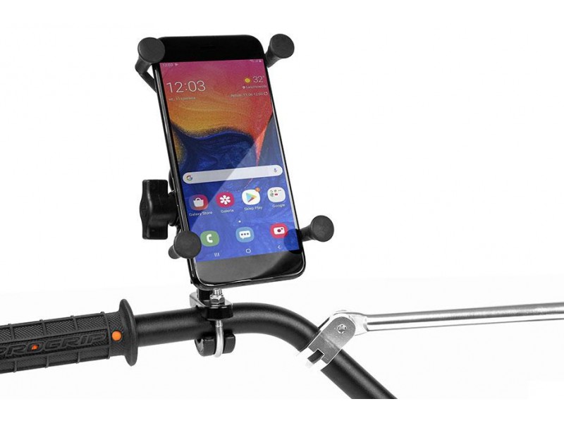 Suport telefon eXtremestyle tip RAM - montaj pe ghidon - marime XL Suport telefon eXtremestyle tip RAM - montaj pe ghidon - marime XL
