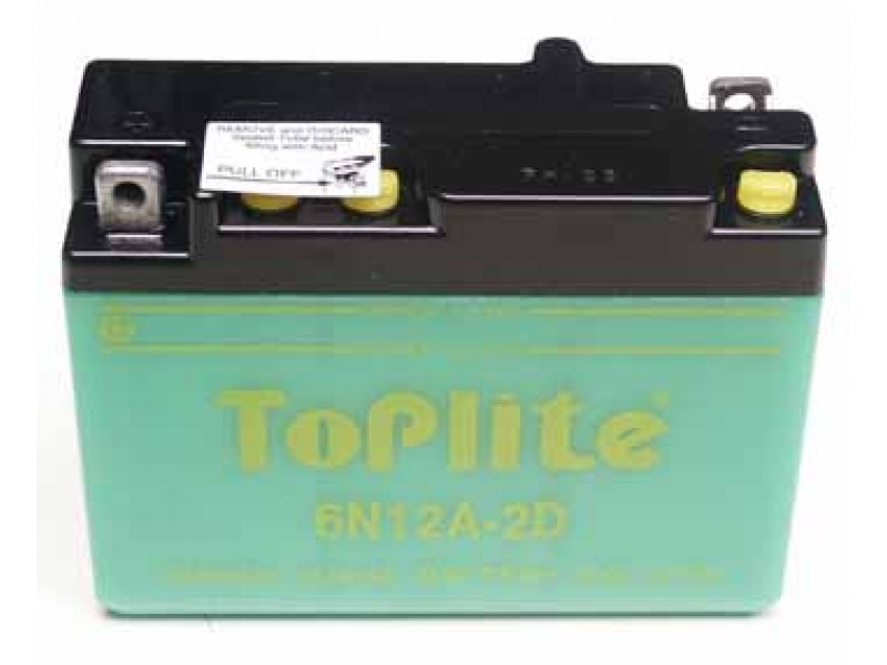 ACUMULATOR TOPLITE YUASA - 6N12A-2D (CU INTR. NU INCL. ACID) ACUMULATOR TOPLITE YUASA - 6N12A-2D (CU INTR. NU INCL. ACID)