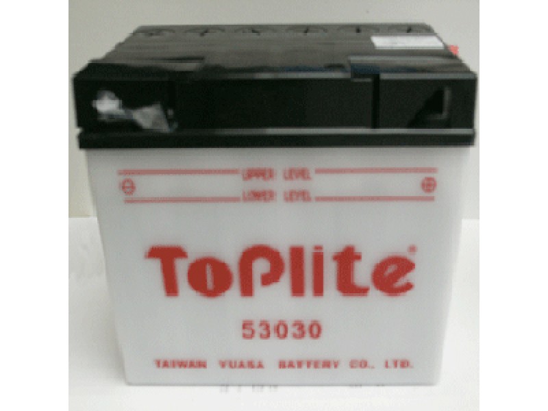 ACUMULATOR TOPLITE YUASA - BMW 53030 30AH (CU INTR.  NU INCL. ACID)
