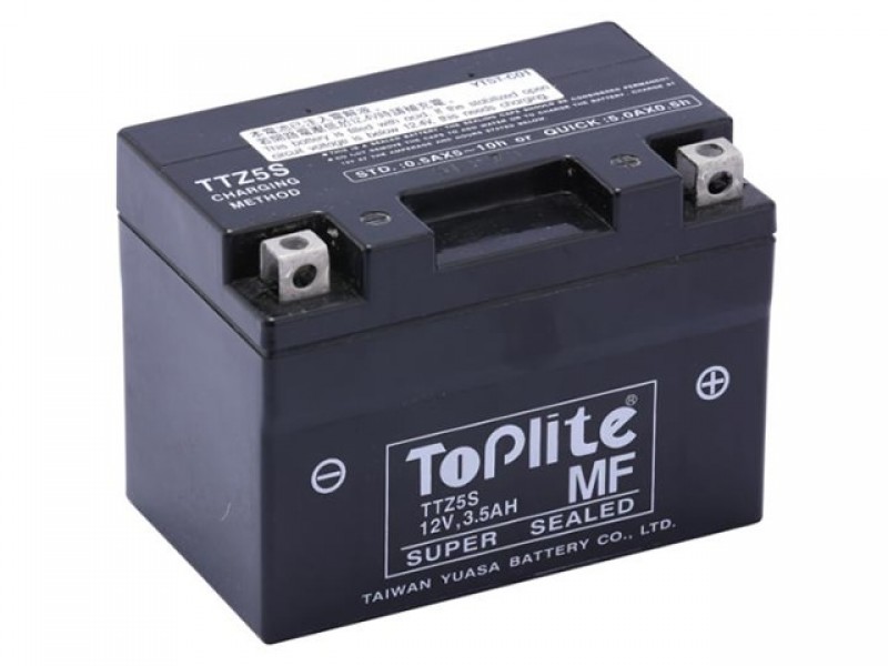 ACUMULATOR TOPLITE YUASA - TTZ5S = BTZ5S SLA (FARA INTR. INCL. ACID) ACUMULATOR TOPLITE YUASA - TTZ5S = BTZ5S SLA (FARA INTR. INCL. ACID)